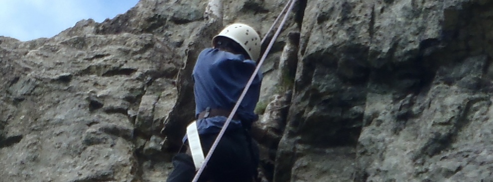 Rock Climbing at Lower Scout Crag Lake Distirct